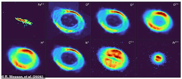 A Mysterious Iron Bar in the Ring Nebula Puzzles Astronomers: What Does It Reveal About Planetary Destruction?