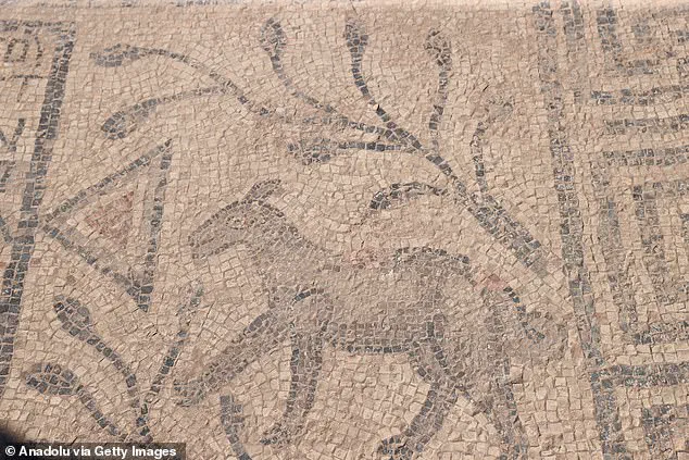 Ancient Christian Mosaic Unearthed in Urfa, Turkey, Dating to 5th Century AD