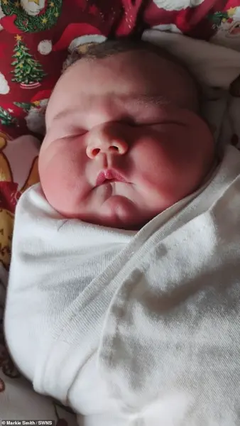 Astonishing Story: Arlington Mother Welcomes 13-Pound Baby Weighing the Same as a Bowling Ball via Emergency C-Section