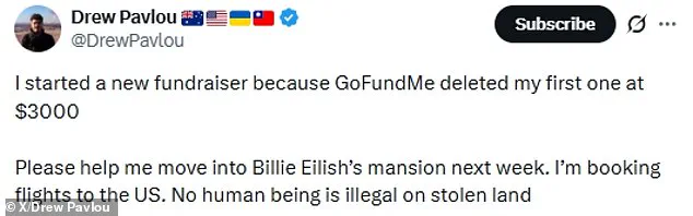 Australian Activist Launches Fundraising Campaign to Relocate to Billie Eilish's Home Following Controversial Comments on Indigenous Land Rights