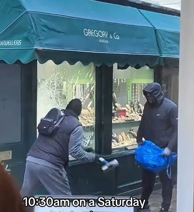 Brazen Robbery at Richmond Jeweler Gregory & Co. Involves Sledgehammers and Staff Intervention