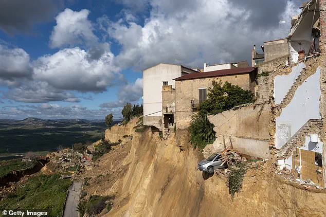 Catastrophic Landslide in Sicily Displaces 1,500 Residents, Leaves Homes Perched on Precarious Edge