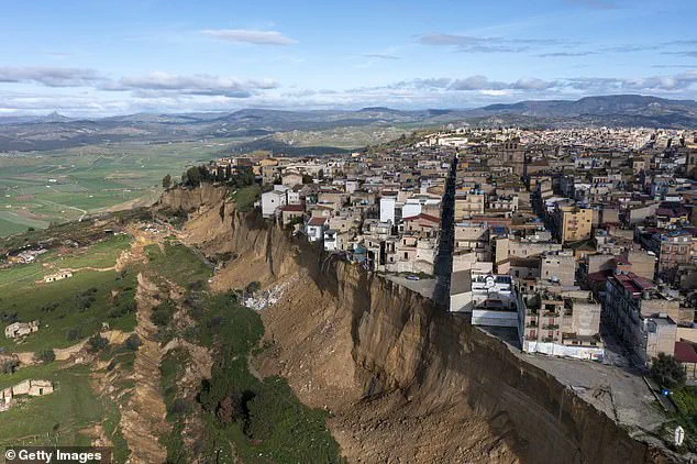 Catastrophic Landslide in Sicily Displaces 1,500 Residents, Leaves Homes Perched on Precarious Edge