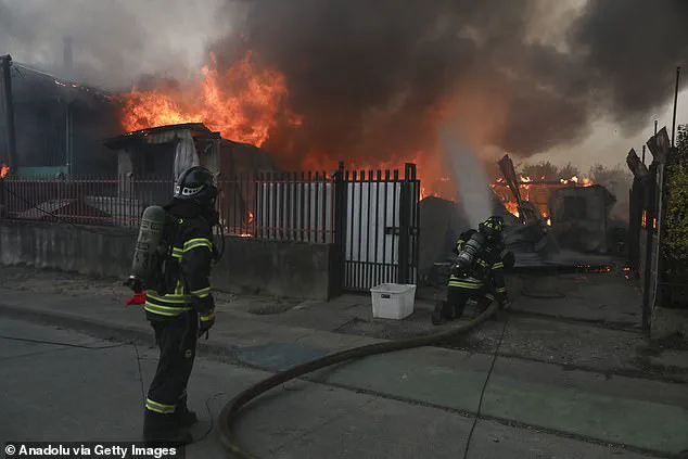 Chile wildfires: 18 dead, 50,000 evacuated as blazes rage in southern regions