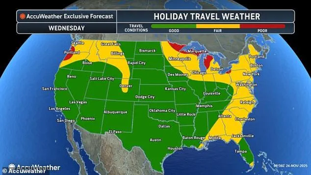 Coast-to-Coast Storm Threatens Thanksgiving Travel, Sparking Chaos Across the Nation