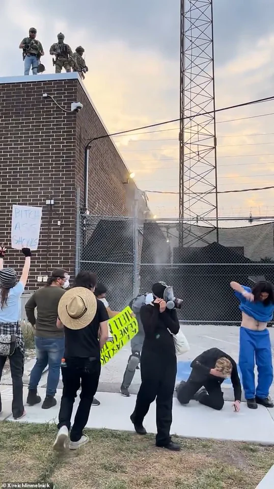 Controversy Erupts Over ICE's Use of Force During Protest Outside Immigration Detention Facility