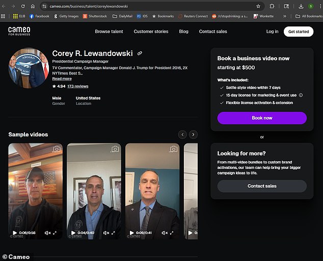 Corey Lewandowski Faces Controversy Over Monetizing Political Connections via Cameo Amid Government Shutdown