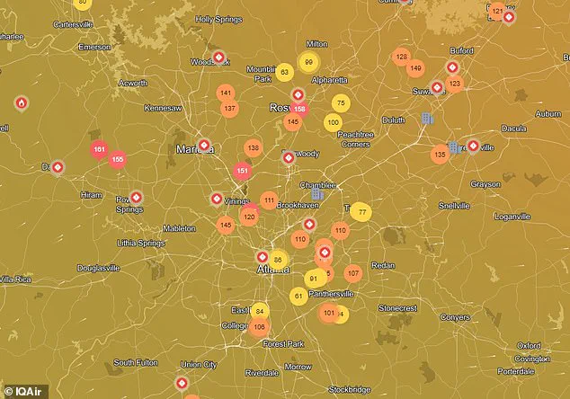 Daytona Beach and Atlanta Face Hazardous Air Quality Amid Stagnant Air and Wildfire Smoke