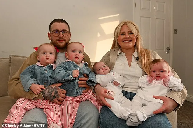 Defying Medical Odds: Hartlepool Couple Welcome Four Children in a Year, Inspiring Hope for Infertile Families