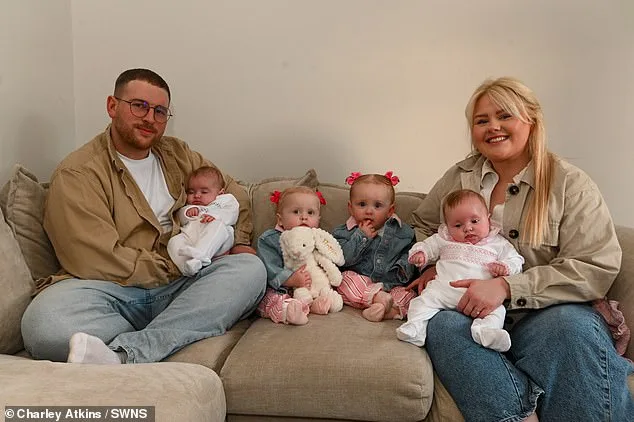 Defying Medical Odds: Hartlepool Couple Welcome Four Children in a Year, Inspiring Hope for Infertile Families