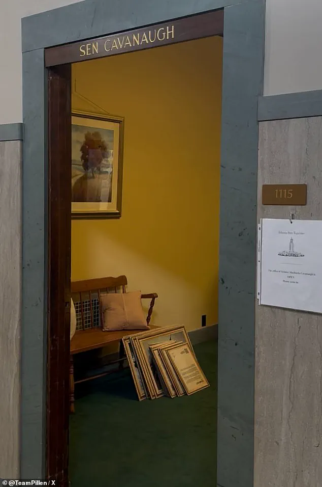 Democratic Senator Caught on Camera Tearing Down PragerU Posters at Nebraska Capitol, Sparking Political Controversy