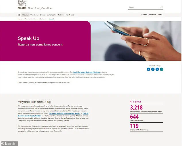 Exclusive: Anonymous Tip Sparks Corporate Scandal Leading to Nestlé CEO's Sudden Ouster