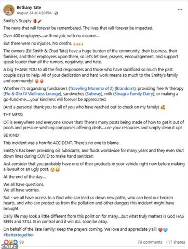 Explosion at Smitty's Supply Facility Raises Questions About Corporate Responsibility and Community Impact