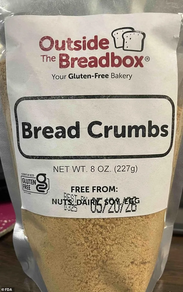 FDA Issues Urgent Recall of Bread Crumbs Over Life-Threatening Allergen Risk