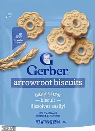 FDA Urges Recall of Gerber Arrowroot Biscuits Over Plastic Shards Risk