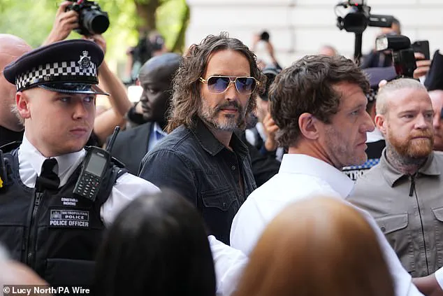 Former TV Star Russell Brand Appears in Court Facing New Rape and Sexual Assault Allegations