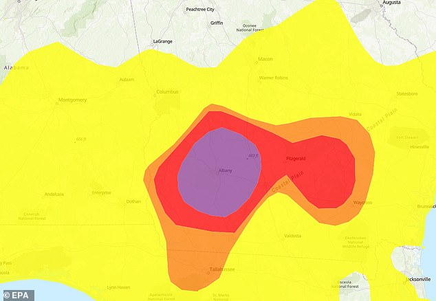 Health Alert in Albany, Georgia: Air Quality Deteriorates to Life-Threatening Levels
