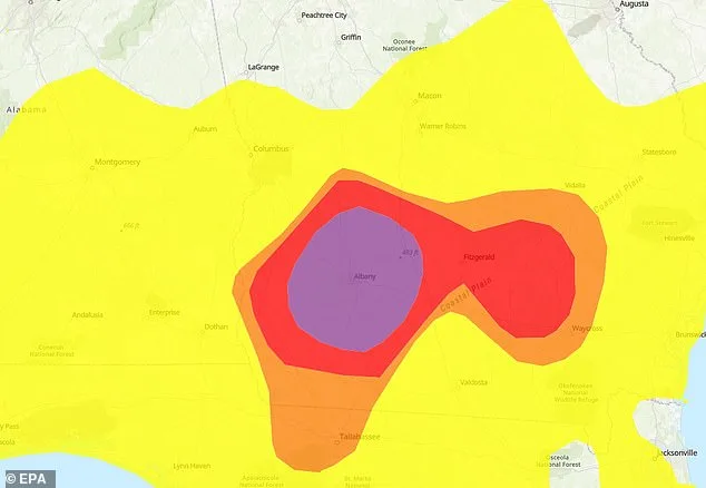 Health Alert in Albany, Georgia: Air Quality Deteriorates to Life-Threatening Levels