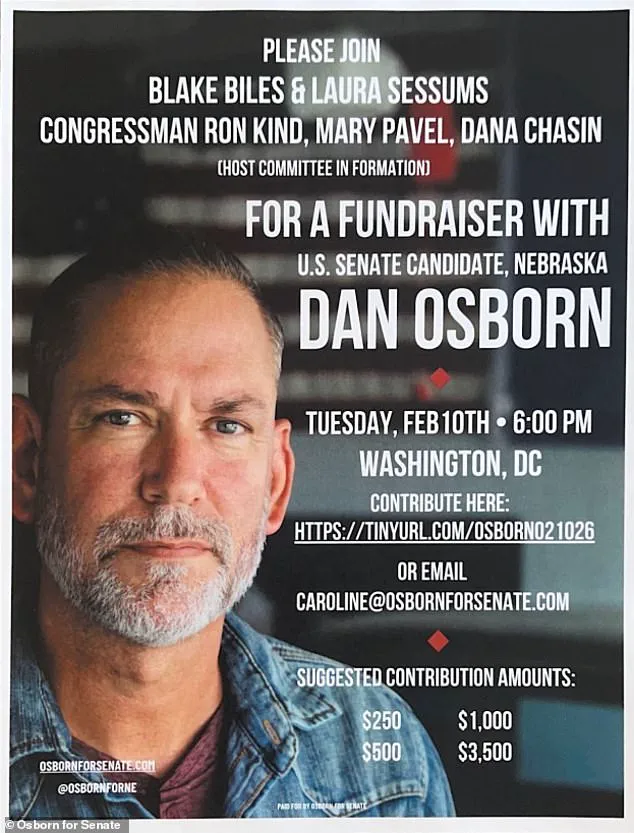 High-Profile DC Fundraiser for Dan Osborn Canceled After Co-Host Linked to Epstein Files