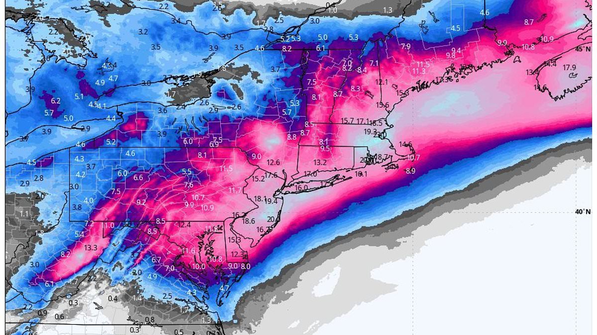 Historic Bomb Cyclone Sparks Emergency as 30 Million on East Coast Face Decades-Long Winter Storm
