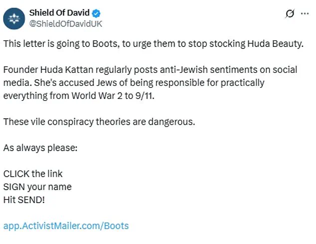 Huda Kattan's Anti-Semitic Conspiracy Theories Spark Backlash and Calls for Industry Accountability