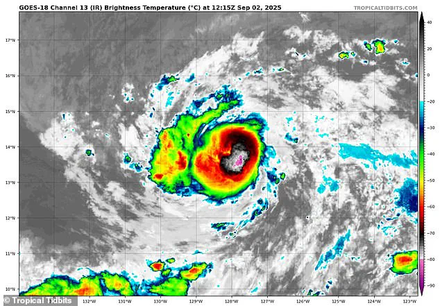 Hurricane Kiko Upgraded to Category 1, Targeting Hawaiian Islands