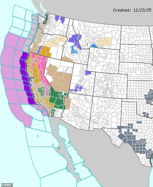Imminent Bomb Cyclone Looms Over West Coast as Christmas Eve Approaches: Unprecedented Storm Threatens California, Oregon, and Washington