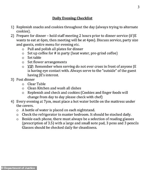 Jeffrey Epstein's Meticulously Controlled Private Life Exposed in New DOJ Files