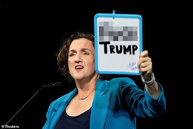 Katie Porter Sparks Controversy with Profane Slogan Targeting Trump at Rally
