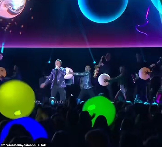 Las Vegas Lawsuit Alleges Donny Osmond Concert Prop Caused Permanent Eye Damage