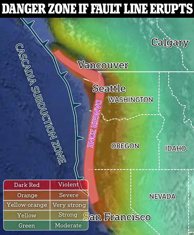 Major Earthquake Off Oregon Coast, Magnitude 6.0 with 65% Chance of Aftershocks