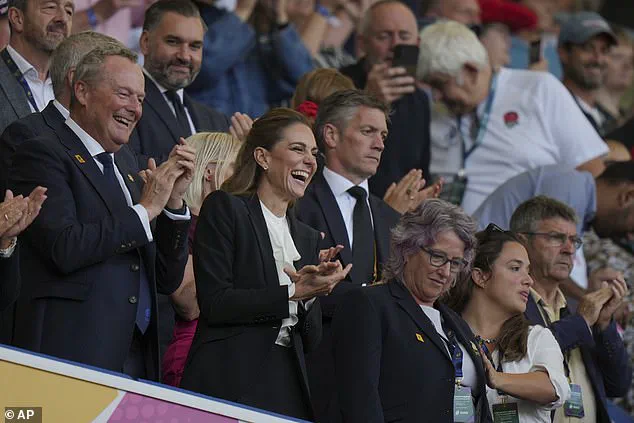 Princess of Wales Supports England's Red Roses at Women's Rugby World Cup