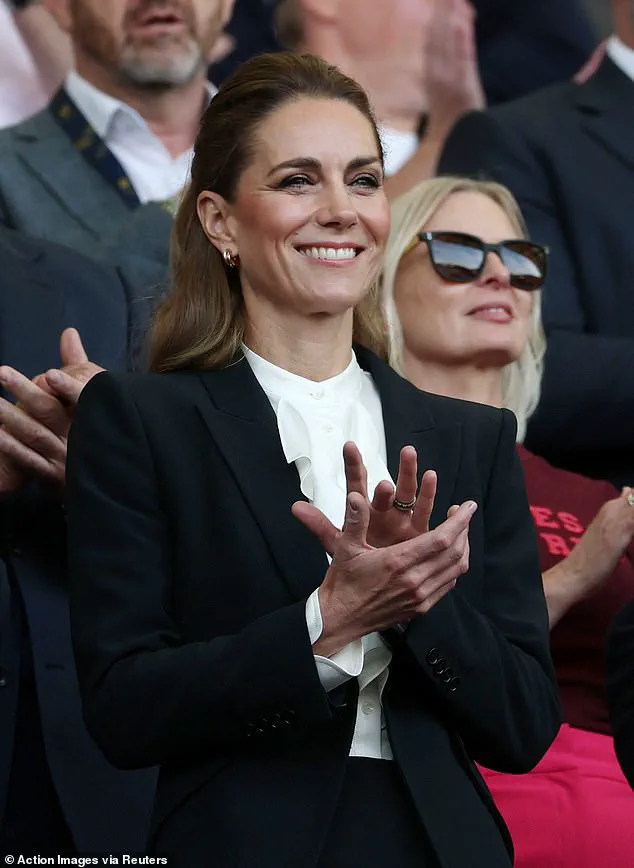 Princess of Wales Supports England's Red Roses at Women's Rugby World Cup