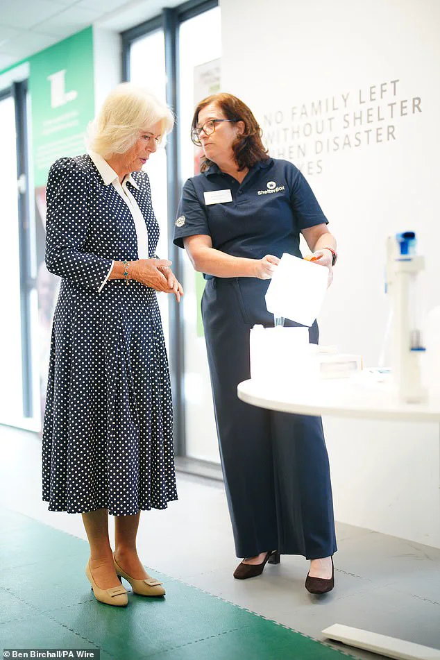Queen Camilla Celebrates ShelterBox's 25th Anniversary with Royal Engagement
