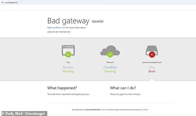 Study on Cancer Cases Following Covid Vaccination Published in Oncotarget as Journal Faces Cyberattack