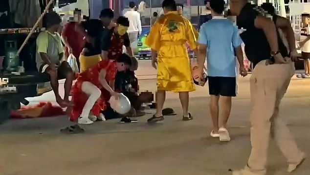 Thai Police in Red Dragon Costume Apprehend Art Theif in Unprecedented Lunar New Year Operation