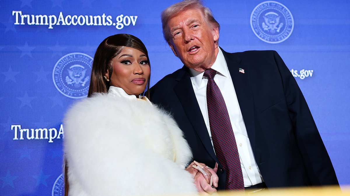 Trump Calls Nicki Minaj His 'No. 1 Fan' at Black History Month Reception