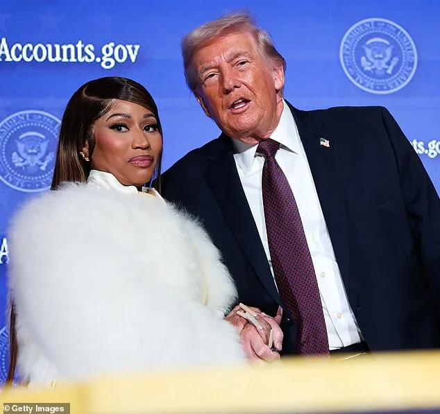 Trump Calls Nicki Minaj His 'No. 1 Fan' at Black History Month Reception