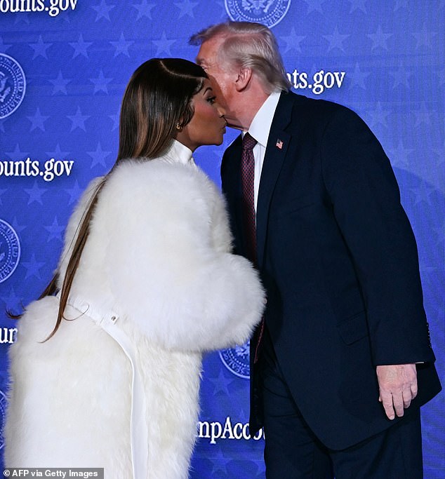 Trump Calls Nicki Minaj His 'No. 1 Fan' at Black History Month Reception