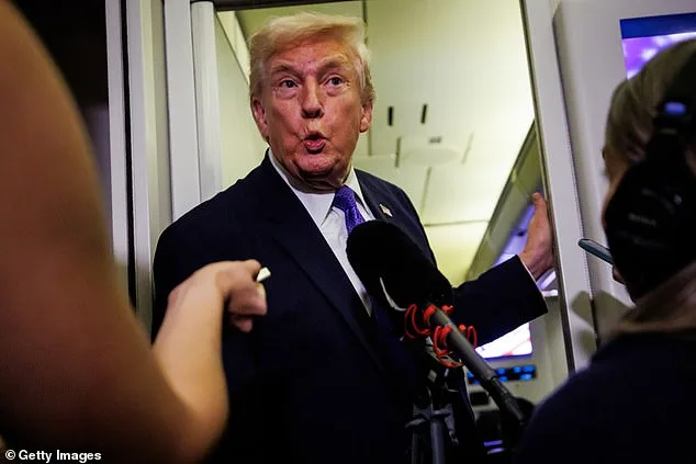 Trump Confronted on Air Force One About Alleged Affair Between Kristi Noem and Corey Lewandowski