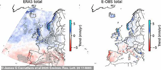 UK's Winter Rainfall Accelerates Beyond 2048 Projections, Study Links to Climate Change