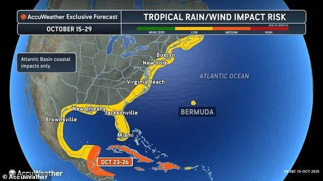 Urgent Alert: Tropical System Emerges in Atlantic, Threatening Caribbean and Central America as Hurricane Season Winds Down