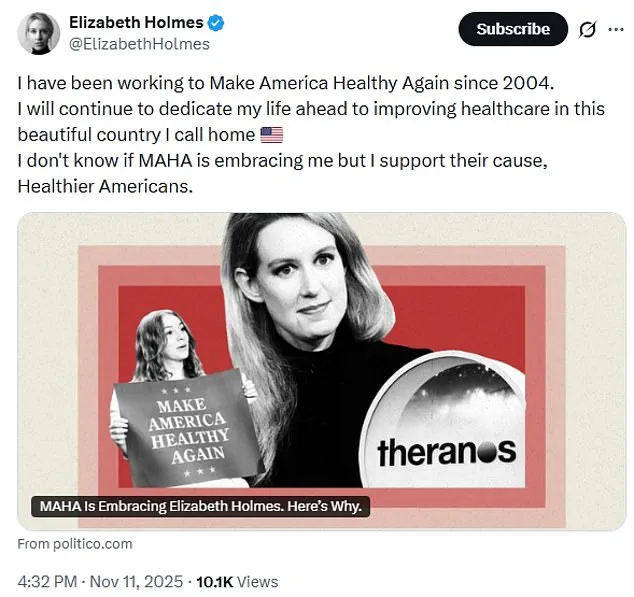 Urgent Appeal: Elizabeth Holmes Seeks Trump Administration Commutation as Justice Department Weighs Historic Clemency Decision