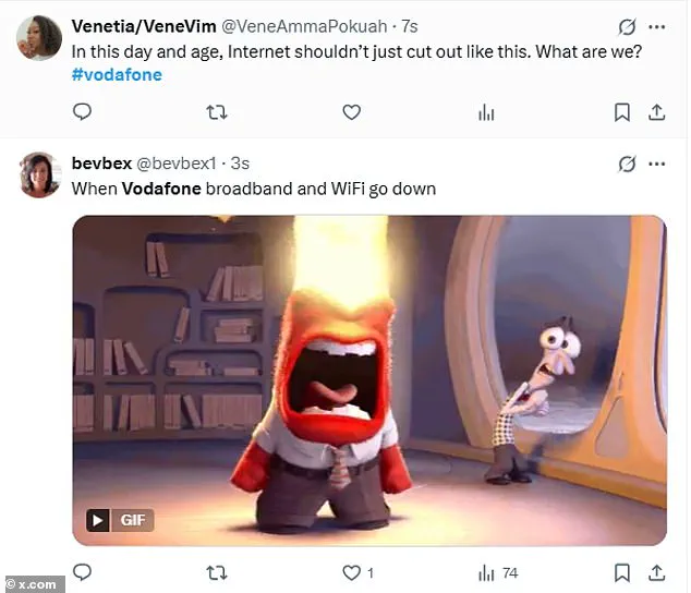 Vodafone Outage Sparks Crisis: Hundreds of Thousands of Brits Lose Internet in UK-Wide Blackout