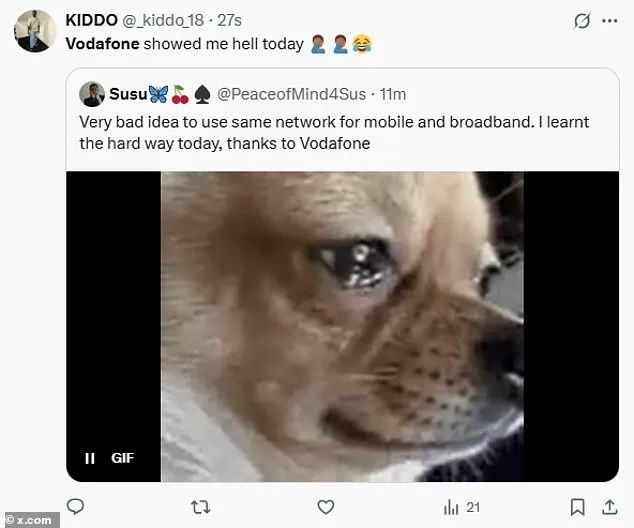 Vodafone Outage Sparks Crisis: Hundreds of Thousands of Brits Lose Internet in UK-Wide Blackout