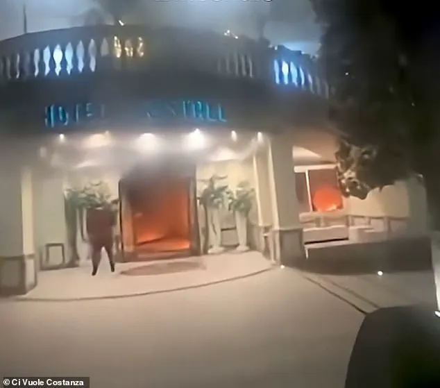 Wedding Turns to Nightmare as Hotel Fire Ravages Avellino, Italy – One Injured, Building Left in Ruins