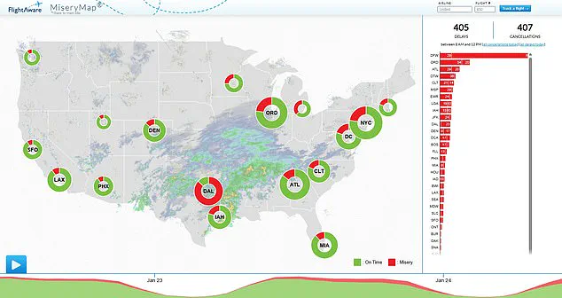 Winter Storm Fern Sparks Travel Chaos, Grounding 4,000 Flights as Major Hubs Face Disruption
