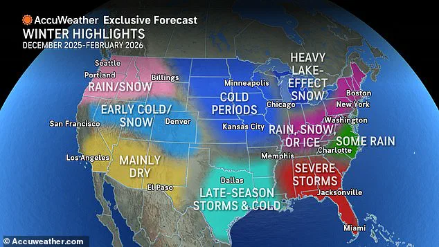 Winter Weather Outlook: Diverging Patterns as Meteorologists Warn of Below-Average Snowfall and Increased Nor'easter Threat in the Northeast, Says Dr. Emily Carter