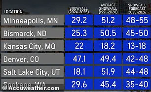 Winter Weather Outlook: Diverging Patterns as Meteorologists Warn of Below-Average Snowfall and Increased Nor'easter Threat in the Northeast, Says Dr. Emily Carter