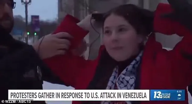 Woman Protesting US Raids in Venezuela Arrested During Interview in Grand Rapids